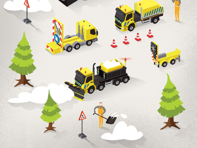 Infographic Snow Cleaning Service