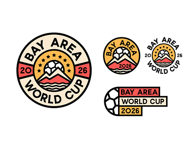 Bay Area World Cup 2026 area baseball bay branding design football illustration logo sports