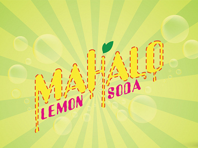 Soda drink font design label logo soda