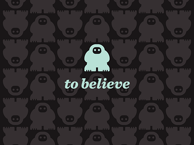 to [believe] believe free icon iconography kickstarter sasquatch yeti
