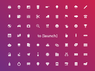 to [launch] blimp free iconography icons kickstarter skull submarine whale