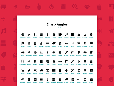 sharp corners for to [icon] fill freebie grid iconography icons poster