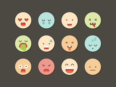 emotion stickers emoji emoticon emotion happy icon lovestruck sick sticker zombie