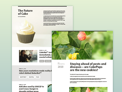The Future of Cake blog cake cupcake dessert future futurism web