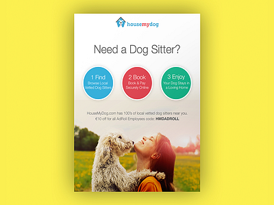 Poster design dog dog sitter house my dog poster