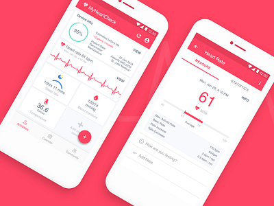 MyHeartCheck app case experience fevialmeida heart myheartcheck pacemaker rate startupmydesign study user ux ux design