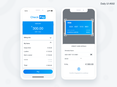 Credit Card Checkout - #002