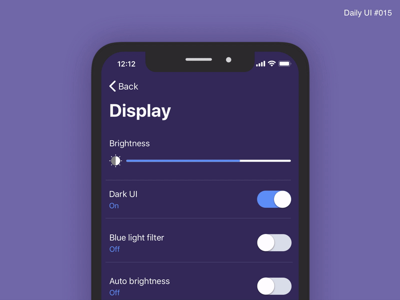 On-Off Switch Design - #015 challenge daily daily ui design flat identity inspiration interaction interface motion ui ux design