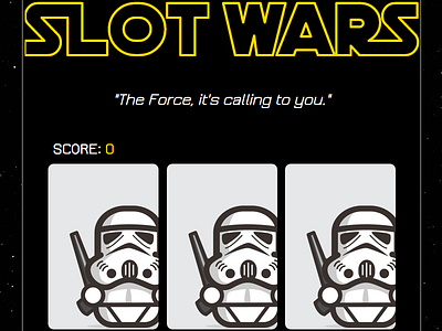 WDI Project #1 - "SLOT WARS"