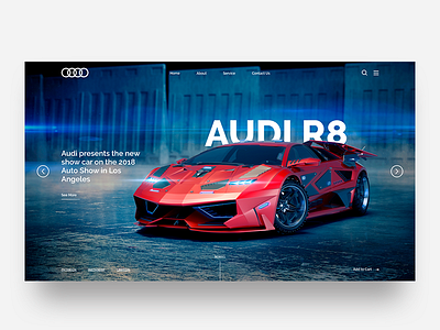 UI Desing - Audi animation app branding design designinpiration flat icon interface ios minimal mobile ui uidesign ux web webdesign website