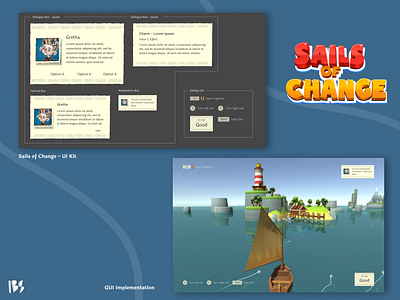 Sail of Change - Gui Design design games gui ui ux