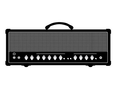 Classic Amp poster 1.3 amps illustration