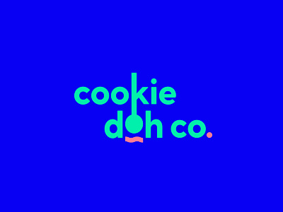 Brand for edible cookie dough brand branding color design identity logo type typography