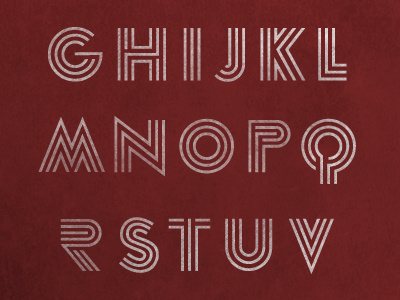 Track & Type Typeface custom font typography