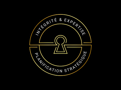 Mortgage Logo black branding design designer gold key lock logo vector