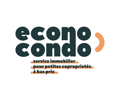 Econo Condo branding design designer logo typo typography vector