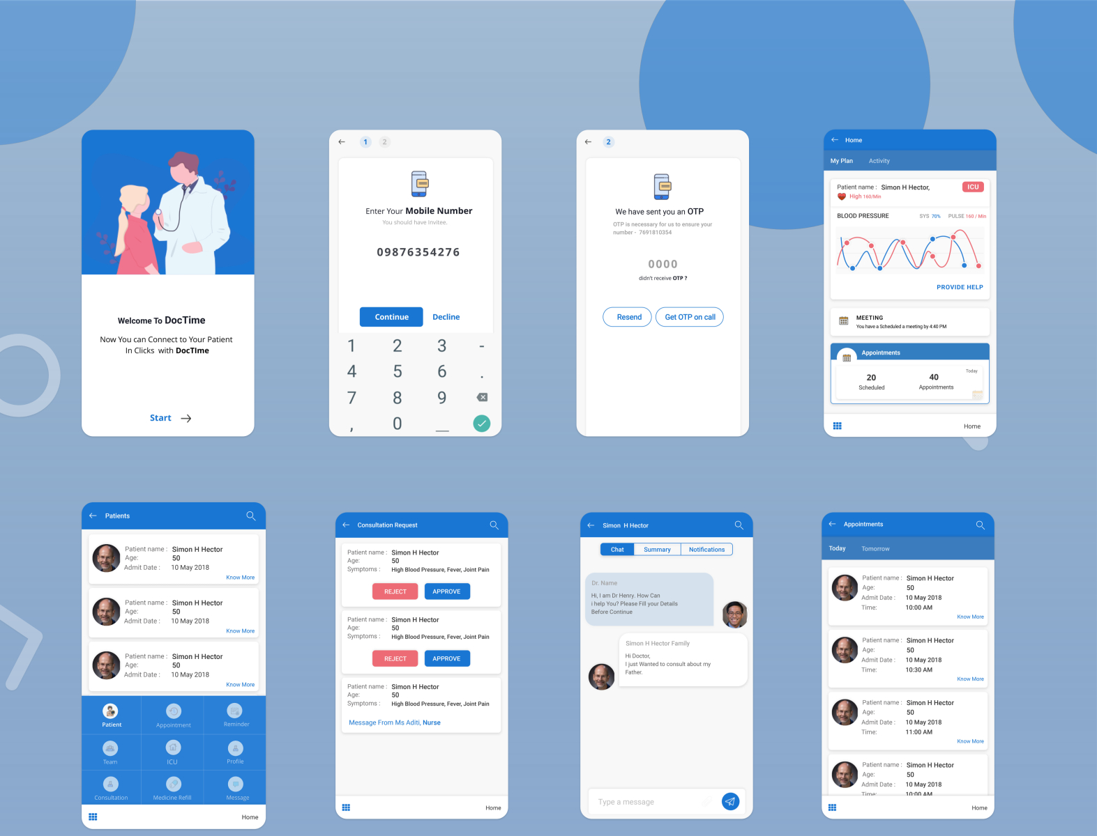 Doctime by Priti Singh on Dribbble