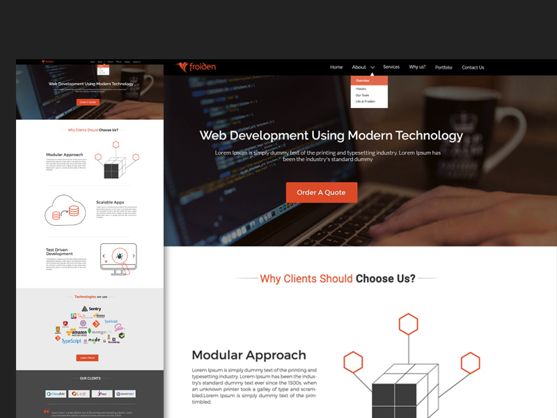 Web by Priti Singh on Dribbble