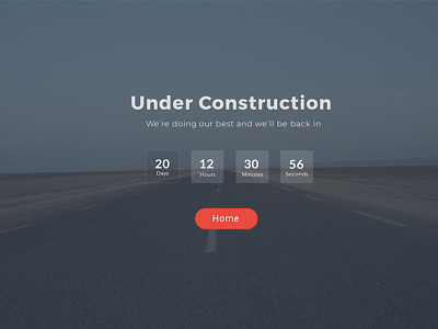 Under construction Page