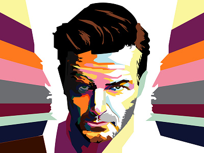 Illustration David Beckham illustration