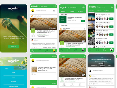 Mooslim 1st Prototype islam network mooslim app muslim