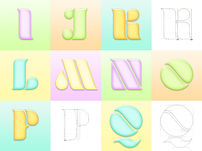 36 Days of Type 2021 36 days of type alphabet custom type fat font font design glyps letter letters type type design typography