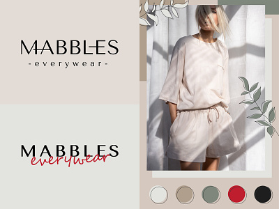 Mabbles - clothing brand logo and brand identity design apparel apparel brand brand design brand identity branding clothing brand clothing line clothing logo fashion fashion brand fashion logo identity design logo logo design logotype loungewear retail visual identity