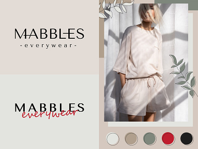 Mabbles - clothing brand logo and brand identity design
