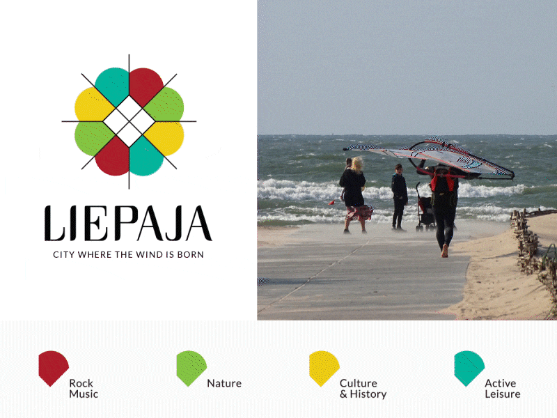 Liepaja - logo and brand identity design brand design brand development brand identity branding creative direction identity design latvia latvija liepaja liepāja logo logo animation logo design logomark logotype tourism tourism destination visual identity