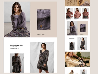 Fashion ecommerce landing page bohemian branding cloth store clothing store creative direction ecommerce ecommerce design ecommerce website editorial fashion fashion brand fashion design fashion ecommerce fashion store feminine landing page new collection online store web design website