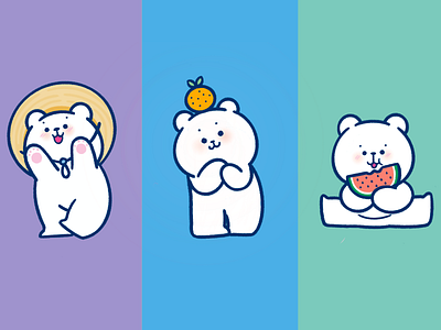 HelloPolarBear#3 branding illustration polarbear