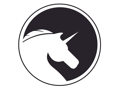 unicorn logo vector