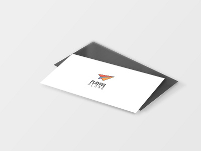 Business Card Playful Plane colorful elegant fun icon logo plane playful simple typography useful