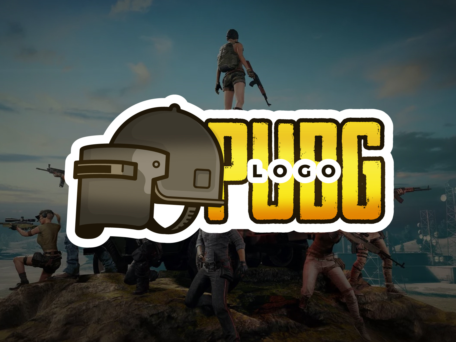 Pubg Logo Mockup By Huday Fathur On Dribbble