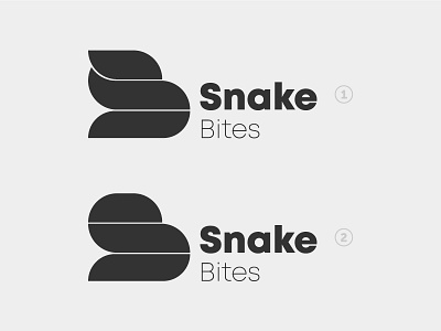 Snake Bites Logo bites icon logo logogram monochrome simple snake