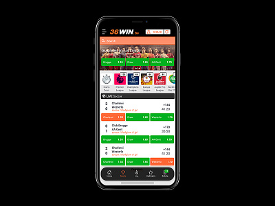 Sportsbetting on Iphone X - The Floating Footer bet design footer iphone iphonex mobile product sport ui