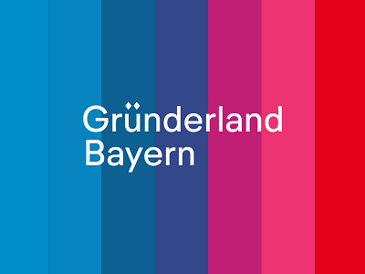 Gründerland Bayern Logo Design