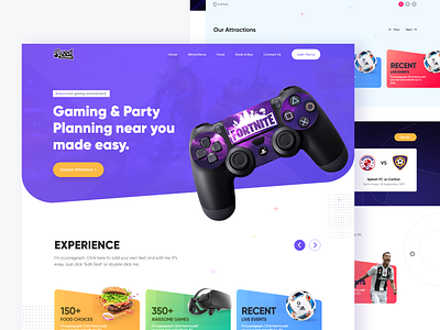 Gaming Hub - Landing Page