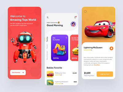 Toy Shop UI Design