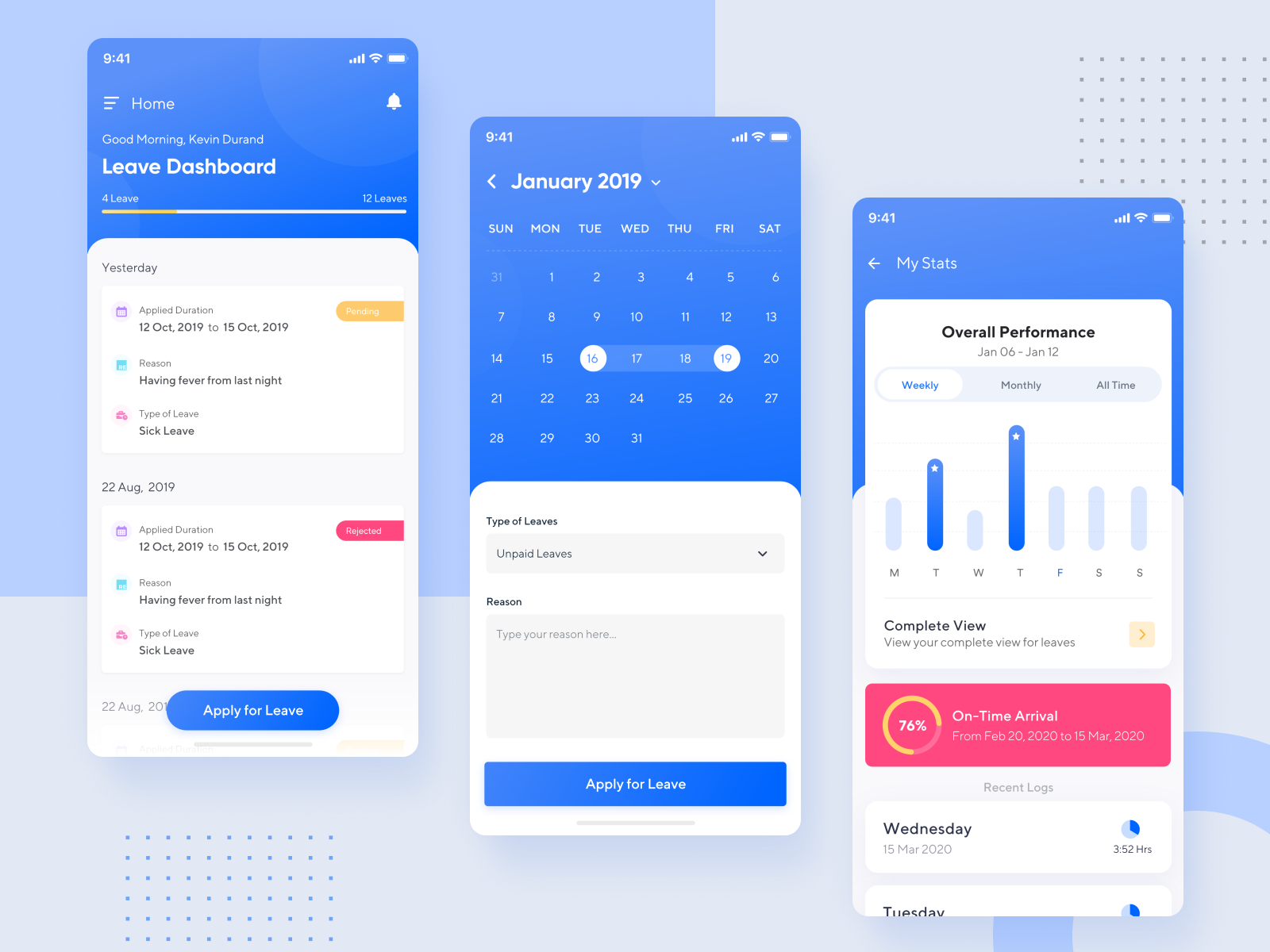 Attendeance App Design by Shashank Kaushik on Dribbble