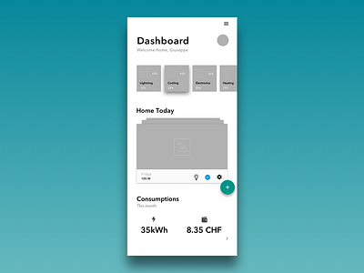 Wireframe App concept