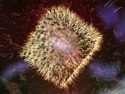 Germs (Square) aftereffects cinema4d compositing creative design futurism graphics styleframes