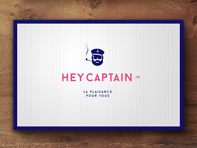 Heycaptain2 brand captain identity logo
