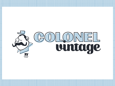 Colonel Vintage colonel illustration logotype vintage