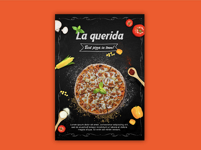 Pizza - Poster composition photoshop pizza poster poster design