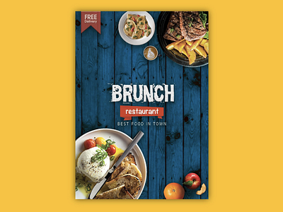 Brunch - Food Poster brunch food poster restaurant