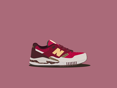 New Balance 530 "Central Park" icon illustration illustrator new balance shoes sneakerhead sneakers vector