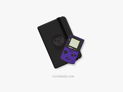 Passing Time doodle emoji gameboy icon illo illustration logo nintendo pokemon retro sketching vector