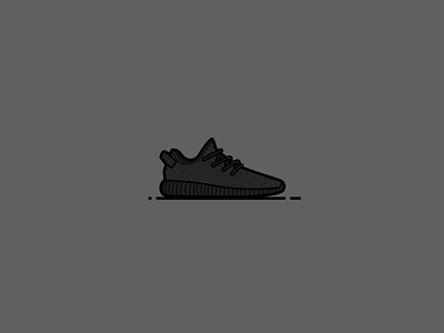 Yeezy 350 Pirate Black