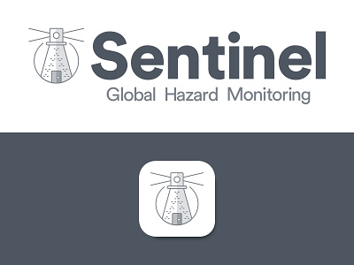 Sentinel App Logo circular illustration logo sentinel